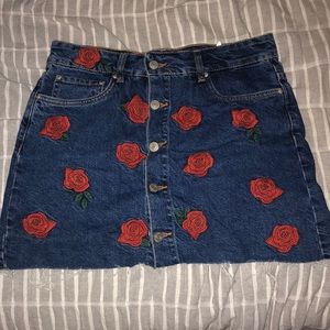Zara jean skirt